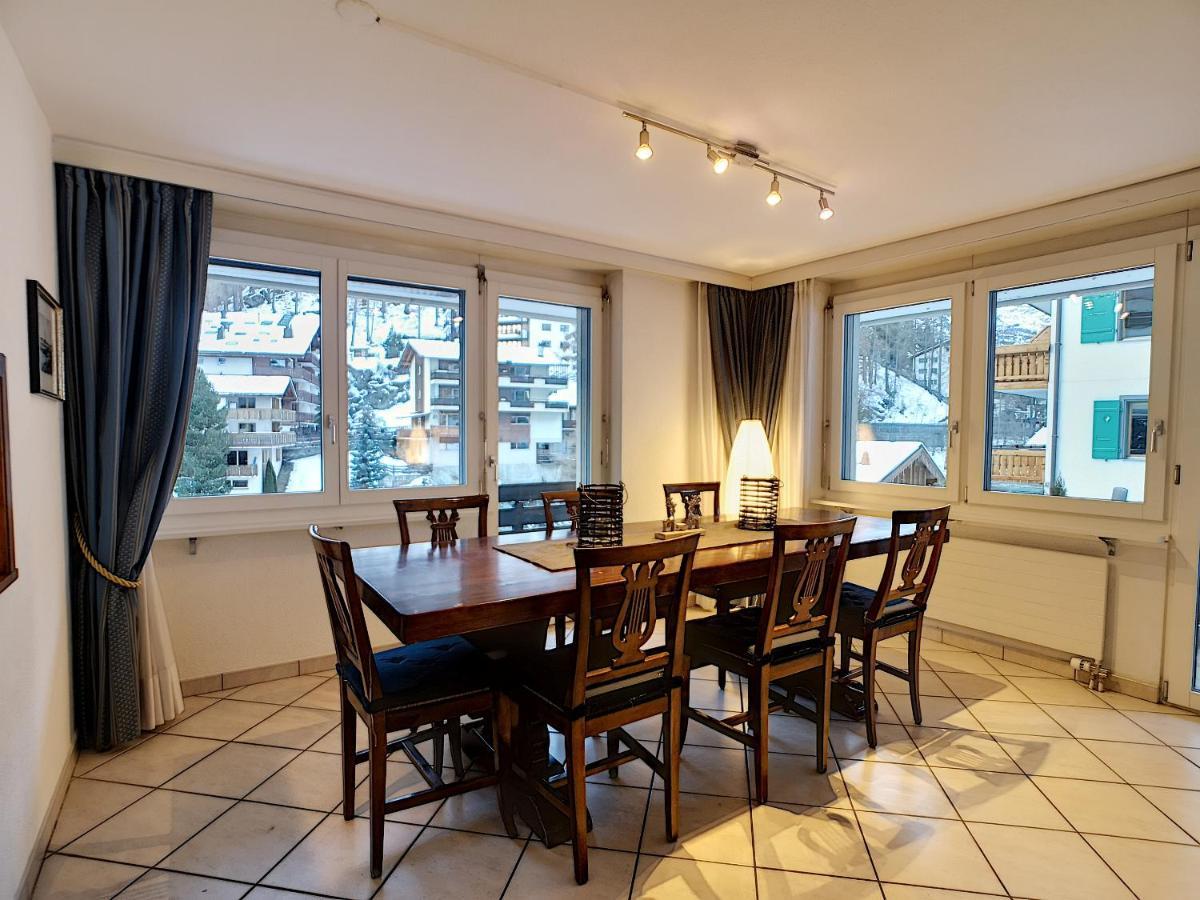 L'Attila - Big And Cozy Flat In The Center 7 Beds Leilighet Zermatt Eksteriør bilde